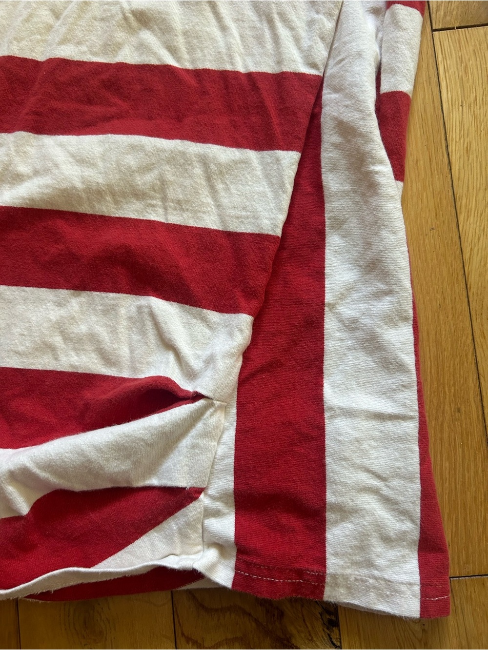 Free People Dakota Pants. Red & White Striped - Picture 4 of 7